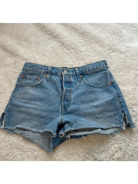 Levi's Pants - Levis 501 HR Cut Off Denim Shorts 28 Boho Festival Beach Indie Summer Resort